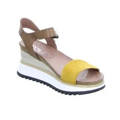 MJUS Damen Sandalette 912006 Keilsandaletten - Gelb -CELENA-Shop 10852356 06