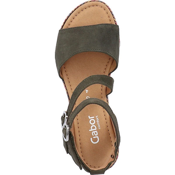 Gabor Sandalen Riemchensandaletten - Khaki 8 Gabor Sandalen Riemchensandaletten - Khaki – Bild 6