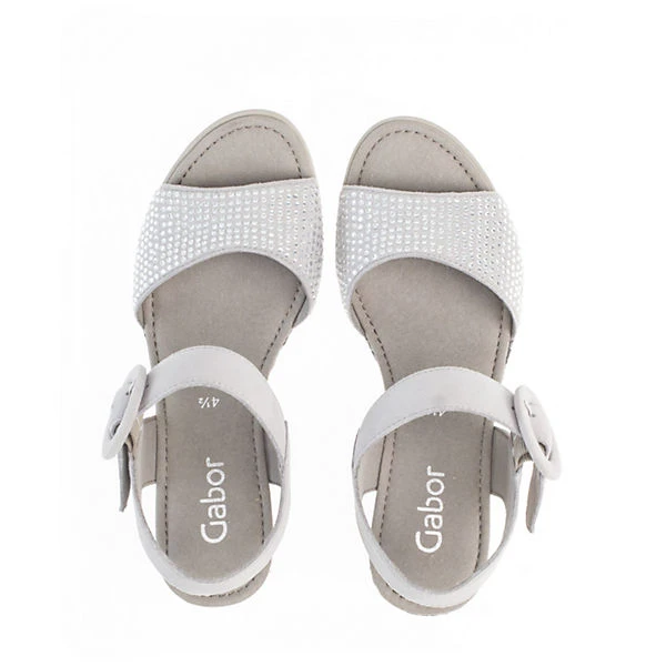Gabor Keilsandaletten Rauleder Grau Keilsandaletten - Grau 4 Gabor Keilsandaletten Rauleder Grau Keilsandaletten - Grau – Bild 2