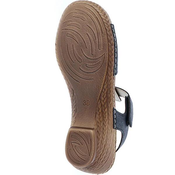 Vista Damen Sandaletten Schwarz - Schwarz 5 Vista Damen Sandaletten Schwarz - Schwarz – Bild 3