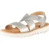 Rieker Klassische Sandalen - Metallicweiß 1 Rieker Klassische Sandalen - Metallicweiß -CELENA-Shop 13411254 01