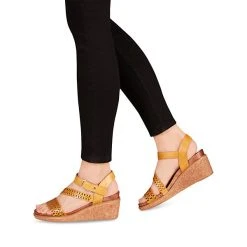 Tamaris Sandalette Keilsandaletten - Gelb -CELENA-Shop 14418438 06