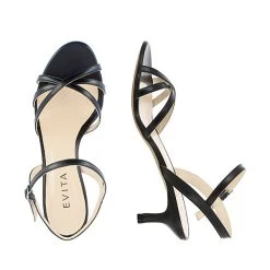 EVITA Damen Sandalette GIOIA Klassische Sandaletten - Schwarz -CELENA-Shop 14775990 06