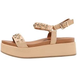 Inuovo Sandalen Plateau-Sandaletten - Hellbraun -CELENA-Shop 15862138 02