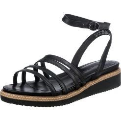 Tamaris Plateau-Sandaletten - Schwarz