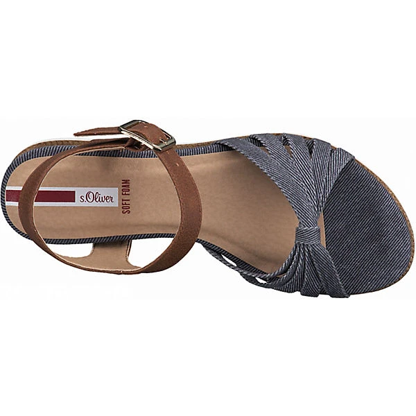 S.Oliver Keilsandaletten - Dunkelblau 6 S.Oliver Keilsandaletten - Dunkelblau – Bild 4