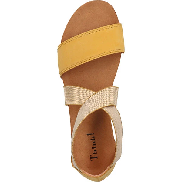 Think! Sandalen Riemchensandaletten - Gelb 8 Think! Sandalen Riemchensandaletten - Gelb – Bild 6