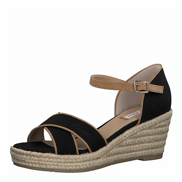 S.Oliver Sandalette Keilsandaletten - Schwarz 3 S.Oliver Sandalette Keilsandaletten - Schwarz