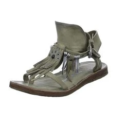 A.S.98 Damen Sandalen 3003 Riemchensandaletten - Grün