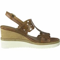 Tamaris Sandalette Keilsandaletten - Braun -CELENA-Shop 19245867 03