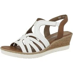 Remonte R6255 Keilsandale Damen Keilsandaletten - Weiß -CELENA-Shop 19513344 04
