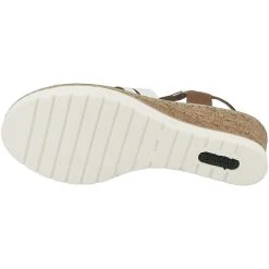Remonte R6255 Keilsandale Damen Keilsandaletten - Weiß -CELENA-Shop 19513344 05
