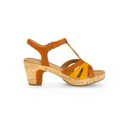 Gabor Comfort Riemchensandalen Rauleder Braun Riemchensandaletten - Braun -CELENA-Shop 19923020 03