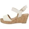 S.Oliver 5-28334-26 Keilsandale Damen Keilsandaletten - Creme