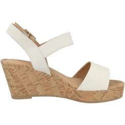 S.Oliver 5-28334-26 Keilsandale Damen Keilsandaletten - Creme -CELENA-Shop 20020907 03