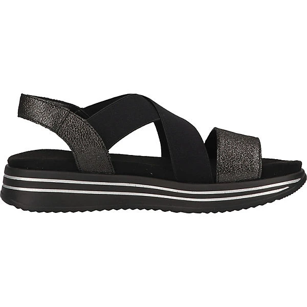 Remonte Sandalen Plateau-Sandaletten - Schwarz 6 Remonte Sandalen Plateau-Sandaletten - Schwarz – Bild 4