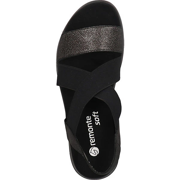 Remonte Sandalen Plateau-Sandaletten - Schwarz 8 Remonte Sandalen Plateau-Sandaletten - Schwarz – Bild 6