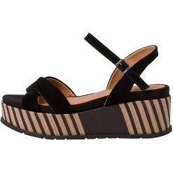 Marco Tozzi Sandalette Keilsandaletten - Schwarz 8 Marco Tozzi Sandalette Keilsandaletten - Schwarz -CELENA-Shop 21135615 02