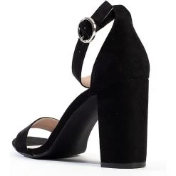 Celena Quadratische Peeptoe-Heels CLAUDIA Schaftsandaletten - Schwarz -CELENA-Shop 22052149 05