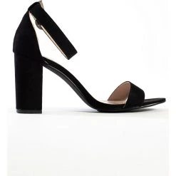 Celena Quadratische Peeptoe-Heels CLAUDIA Schaftsandaletten - Schwarz -CELENA-Shop 22052149 07