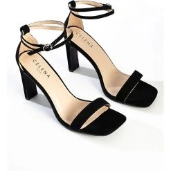 Celena Sandalen Mit Hohem Absatz CORY Schaftsandaletten - Schwarz -CELENA-Shop 22052818 08