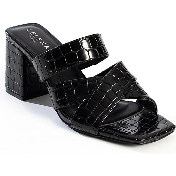 Celena Peeptoe-Heels CONNIE SCHWARZ Schaftsandaletten 7 Celena Peeptoe-Heels CONNIE SCHWARZ Schaftsandaletten – Bild 5