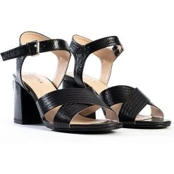 Celena Sandalen Mit Eckigem Absatz CORDELIA Schaftsandaletten - Schwarz -CELENA-Shop 22054578 08