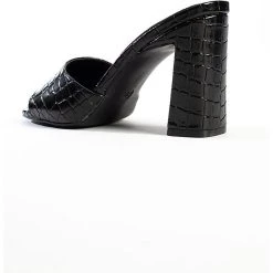 Celena Peeptoe-Heels CHERYL SCHWARZ Schaftsandaletten - Schwarz -CELENA-Shop 22055149 04