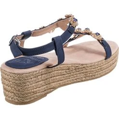 Lynfield Fashion Plateau Sandal Keilsandaletten - Blau 13 Lynfield Fashion Plateau Sandal Keilsandaletten - Blau -CELENA-Shop 22106388 05
