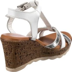 Paul Vesterbro Metallic Leder Wedges High Heel Keilsandaletten 13 Paul Vesterbro Metallic Leder Wedges High Heel Keilsandaletten -CELENA-Shop 22438862 05