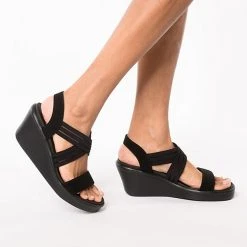 Skechers Rumble On Day Flirt Keilsandaletten - Altrosa -CELENA-Shop 22532669 02