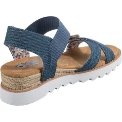 Skechers Desert Kiss Hi Splendid Wonder Keilsandaletten - Blau -CELENA-Shop 22534208 05