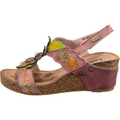 Laura Vita Jacpono 31 Keilsandaletten - Rot/lila -CELENA-Shop 22984159 03