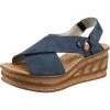 Rieker Plateau-Sandaletten - Blau 1 Rieker Plateau-Sandaletten - Blau -CELENA-Shop 23023040 01