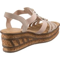 Rieker Plateau-Sandaletten - Beige -CELENA-Shop 23023915 05