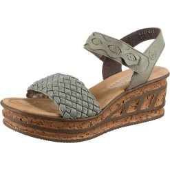 Rieker Plateau-Sandaletten - Mint