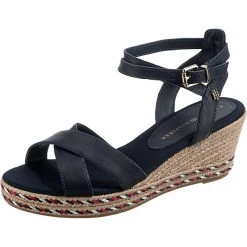 Tommy Hilfiger Keilsandaletten - Dunkelblau
