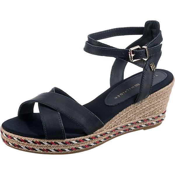 Tommy Hilfiger Keilsandaletten - Dunkelblau 3 Tommy Hilfiger Keilsandaletten - Dunkelblau