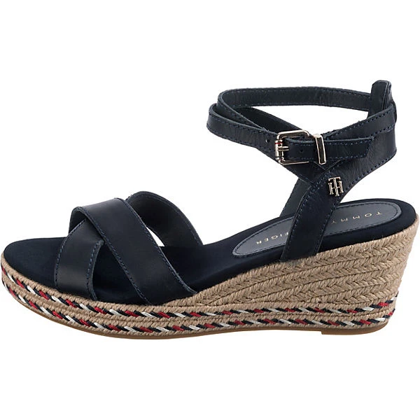 Tommy Hilfiger Keilsandaletten - Dunkelblau 5 Tommy Hilfiger Keilsandaletten - Dunkelblau – Bild 3