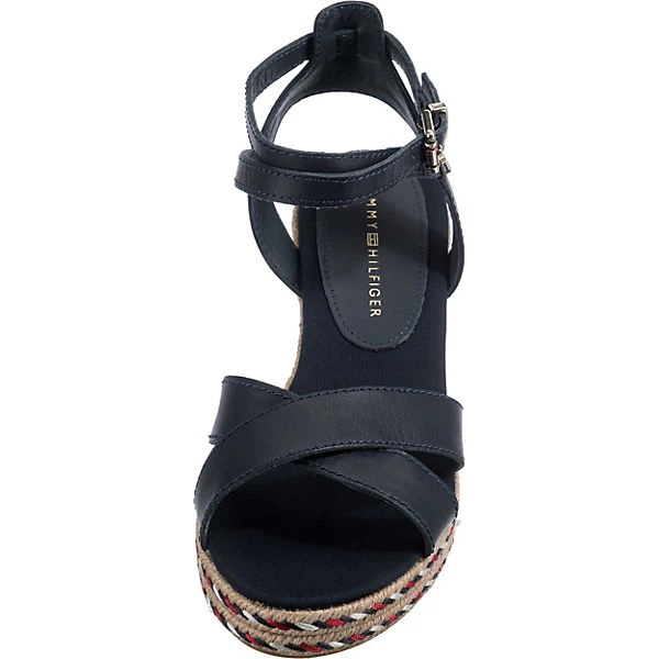 Tommy Hilfiger Keilsandaletten - Dunkelblau 6 Tommy Hilfiger Keilsandaletten - Dunkelblau – Bild 4