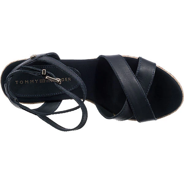 Tommy Hilfiger Keilsandaletten - Dunkelblau 8 Tommy Hilfiger Keilsandaletten - Dunkelblau – Bild 6