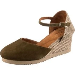 Unisa Mayco_ks Keilsandaletten - Olive