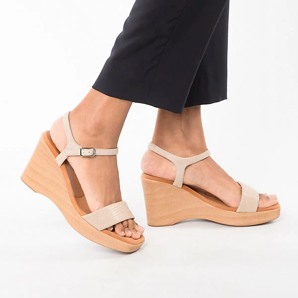 Unisa Rita_22_btj_ks Keilsandaletten - Ecru 4 Unisa Rita_22_btj_ks Keilsandaletten - Ecru – Bild 2