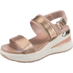 Aldo Jennerena Plateau-Sandaletten - Weiß/gold