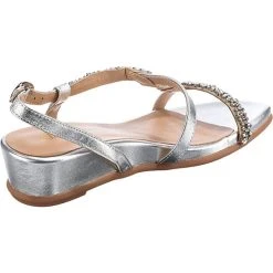 Alma En Pena Keilsandaletten - Silber 13 Alma En Pena Keilsandaletten - Silber -CELENA-Shop 23315026 05