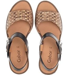 Gabor Sandalen Riemchensandaletten - Schwarz -CELENA-Shop 23332701 06