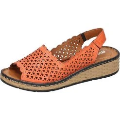 Manitu Sandalen Klassische Sandaletten - Rot