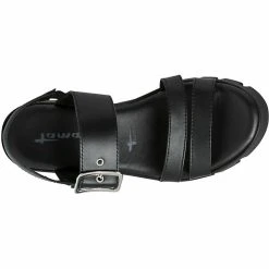 Tamaris Sandalette Keilsandaletten - Schwarz -CELENA-Shop 23751905 02