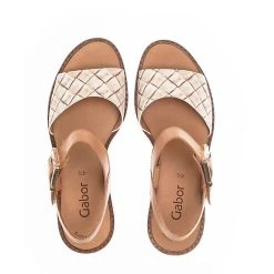 Gabor Plateau Sandale Plateau-Sandaletten - Beige -CELENA-Shop 23910266 03