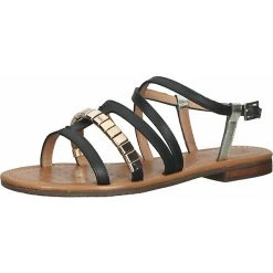 Geox Sandalen Riemchensandaletten - Schwarz/gold